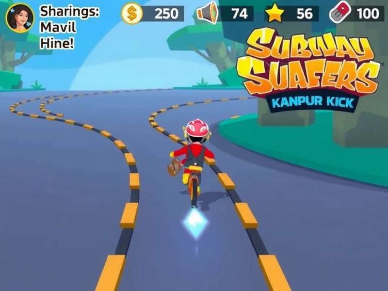 Subway Surfers Kanpur Kick in Action Subway Surfers Kanpur Kick Gameplay